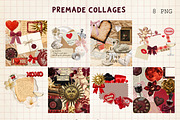 Love Editorial Collage Kit - 200 PNG, an Object Graphic by DreamoraArt (Thumbnail 9 of 10)