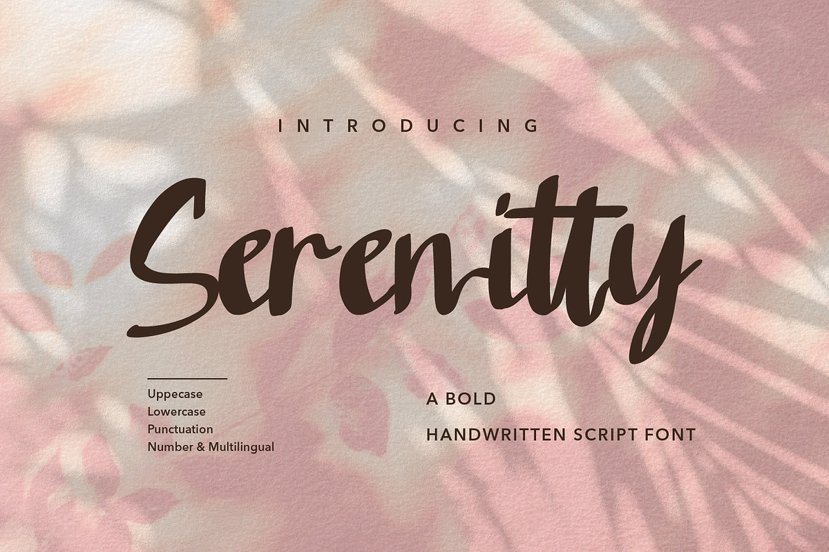 Serenitty - Modern Script fonts, a Script Font by Nahar_std (Photo 1 of 7)