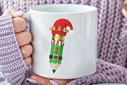 Christmas Elf Pencils Png, an Illustration by Black Bird Studio (Thumbnail 4 of 4)