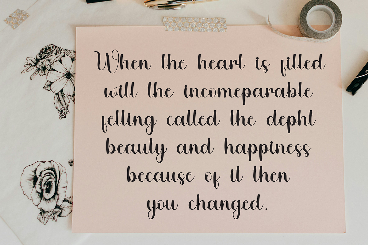 Delightful, a Handwritten Font by InermediaSTUDIO (Photo 6 of 8)