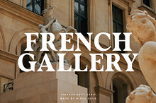 FRENCH GALLERY - vintage soft serif
