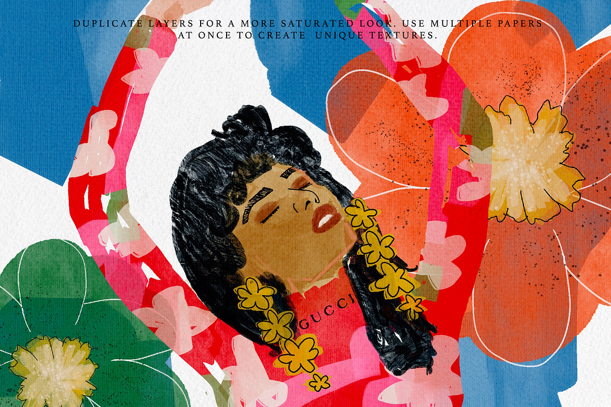 Procreate Summer Watercolor Brushes, a Brush Add-On by Neon Wild (Photo 3 of 13)