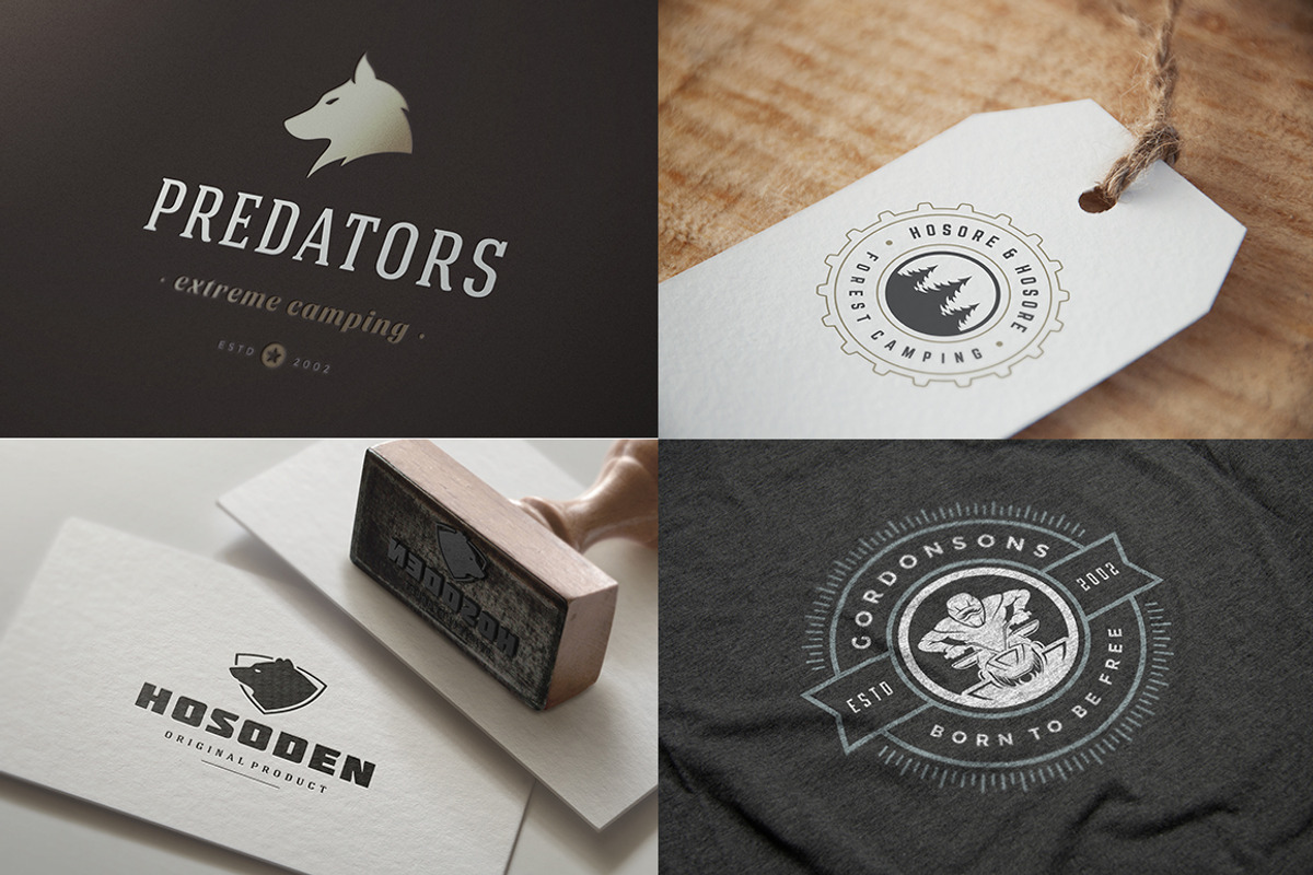 280 Outdoor logos and badges, a Branding & Logo Template by Vasya Kobelev (Photo 46 of 83)
