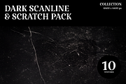 Dark Scanline & Scratch Pack, a Texture Graphic by PopotLane (Thumbnail 1 of 5)