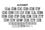 Kids Monogram - Playful Split Font, a Slab Serif Font by KiddoGlyphs Studio (Thumbnail 4 of 4)