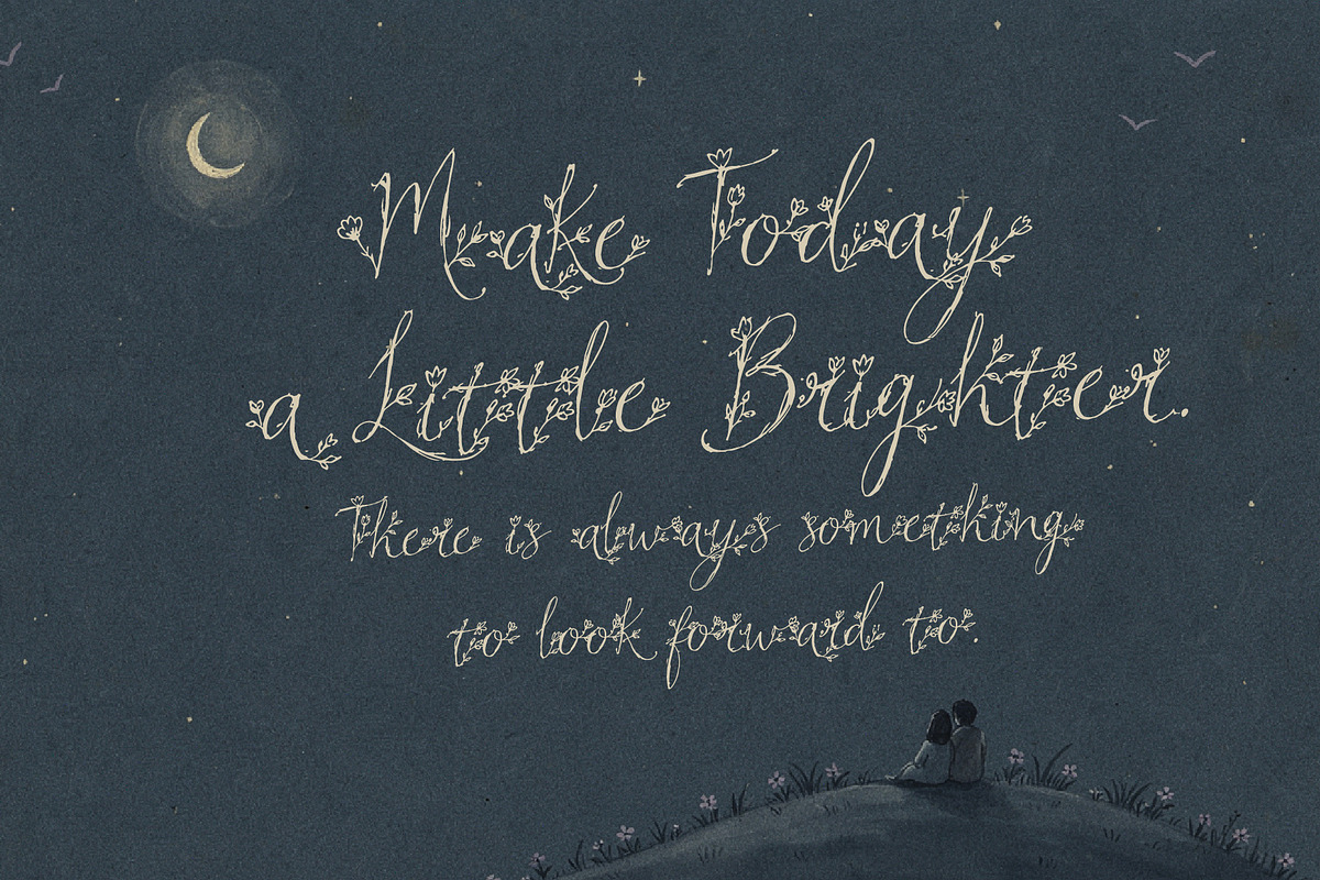 WindeRums - Rustic Floral Script, a Script Font by HypeWorksCo (Photo 6 of 15)