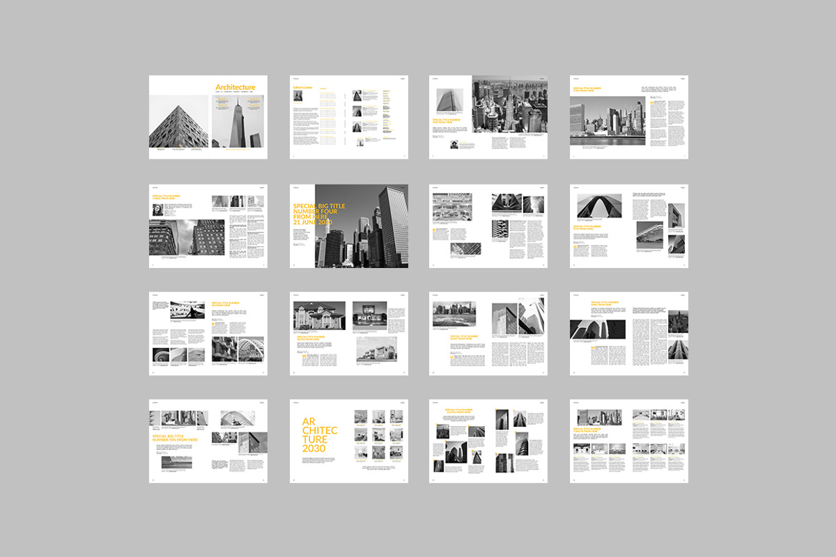 Architecture Magazine, a Magazine Template by Firtana (Photo 10 of 10)