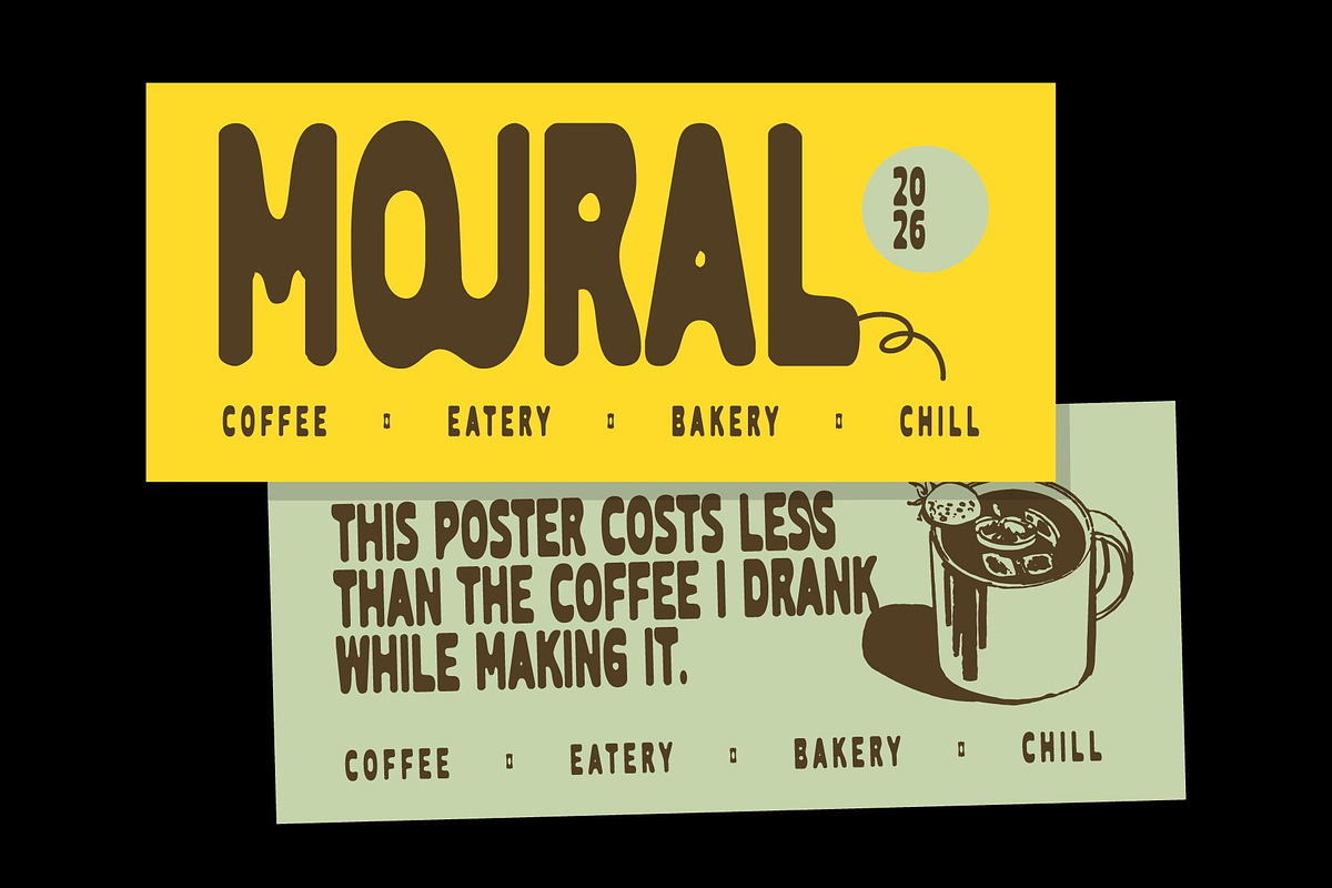 Stretchy Organic - Compressed Font, a Sans Serif Font by Zarma Type (Photo 4 of 10)