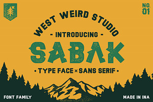 SABAK Sans Serif Style