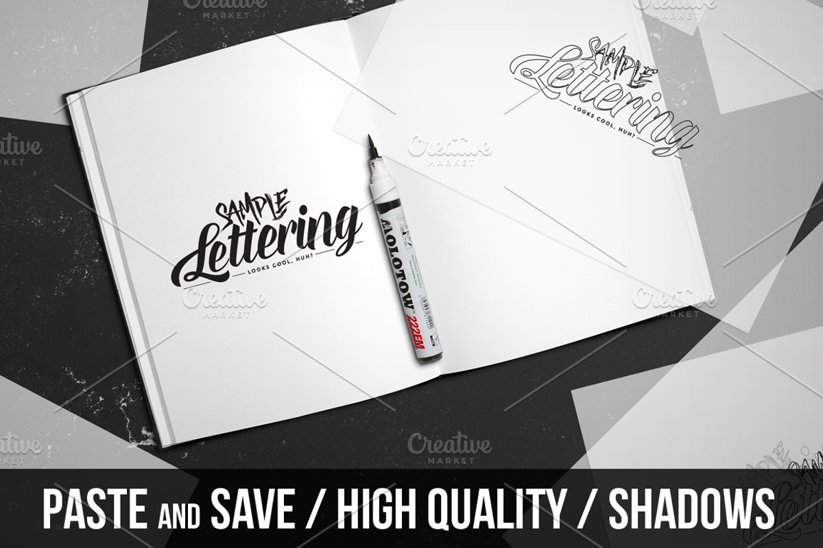 Calque Mockup Scene Creator, a Pens & Pencil Mockup by AwesomeMockups (Photo 3 of 5)