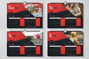 Desk Calendar 2024  V01, a Stationery Template by retrographix (Thumbnail 2 of 4)