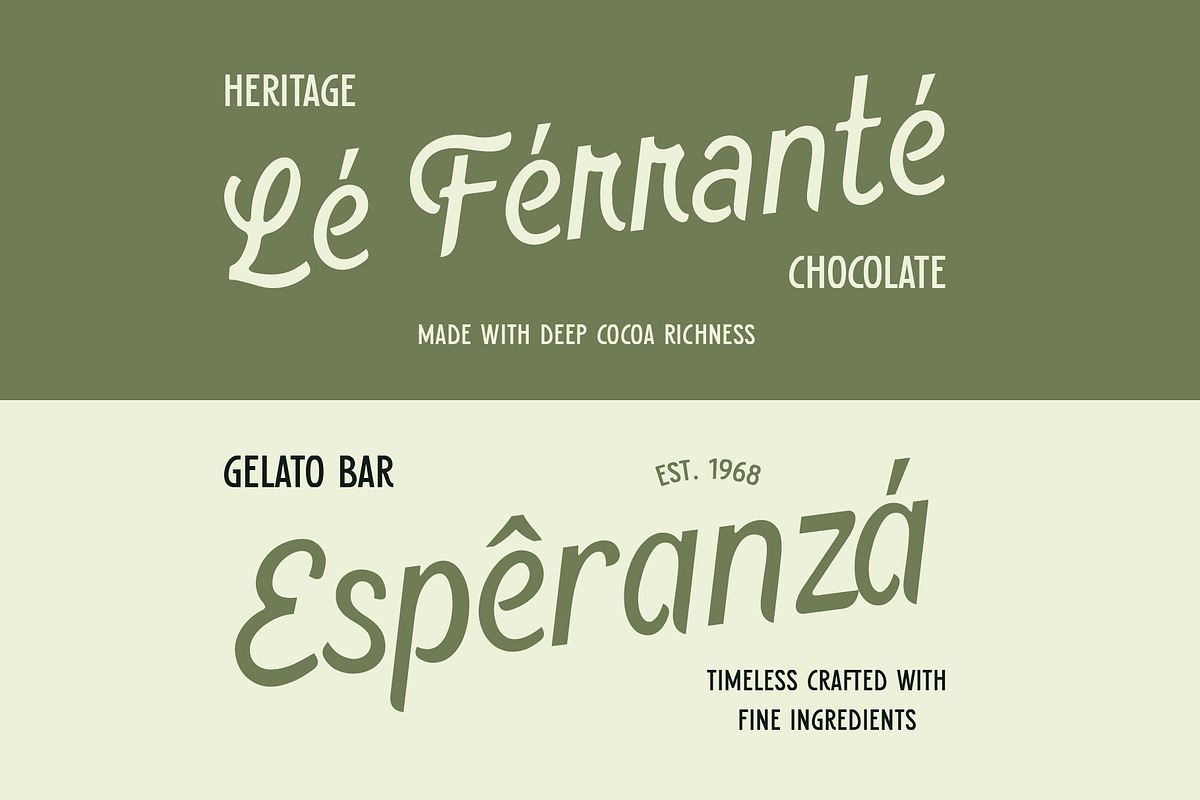 SFC Country Fairway, a Script Font by Skilline Supply Co. (Photo 5 of 11)