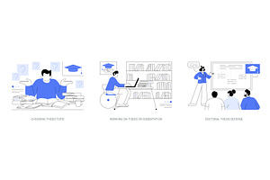 Doctor of Philosophy isolated, an Education Illustration by Visual Generation