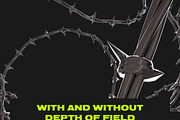 Dread Renders Vol. 2 - Barbed Wire, an Object Graphic by Dreadlabs (Thumbnail 3 of 5)