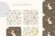 Watercolor Easter Bunny & Chicks, an Illustration by Jenteva Art (Thumbnail 14 of 17)