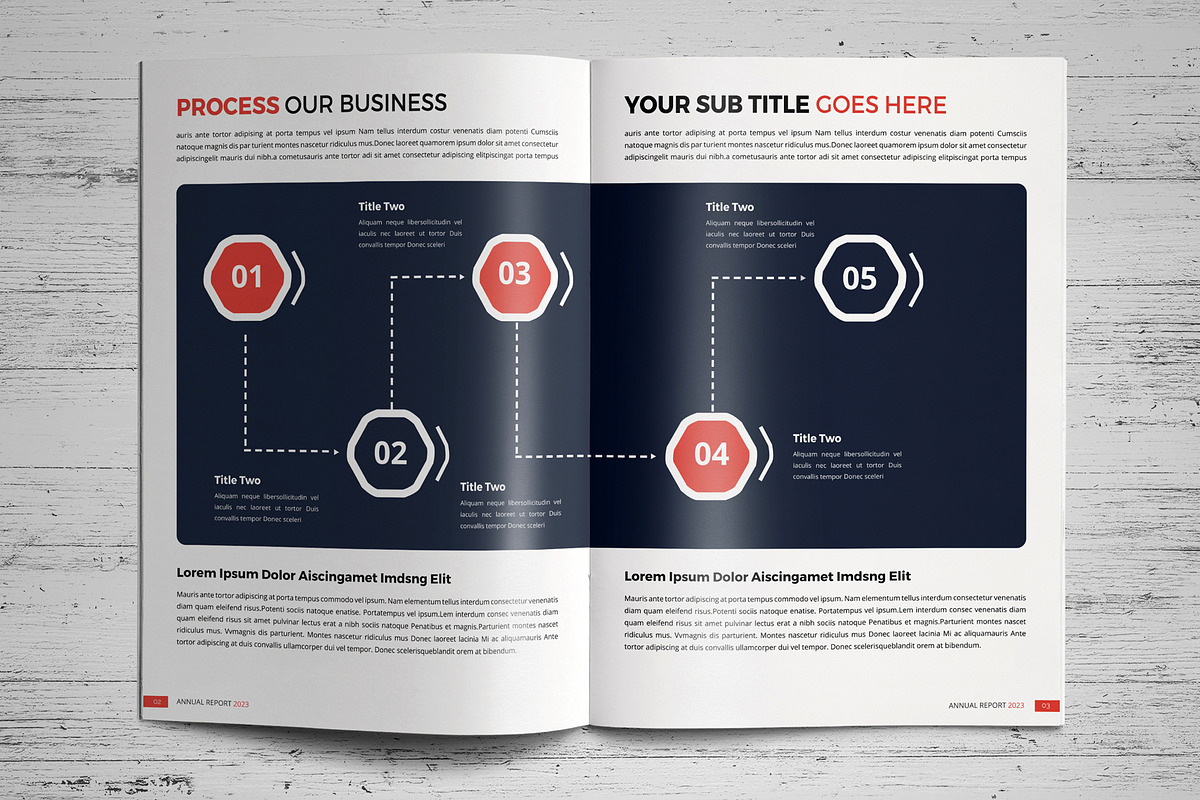 Annual Report Template V2, a Brochure Template by JanySultana (Photo 8 of 16)