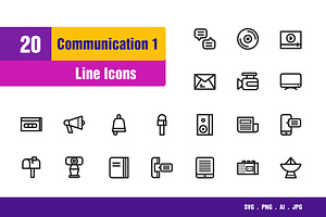 Communication Icons #1