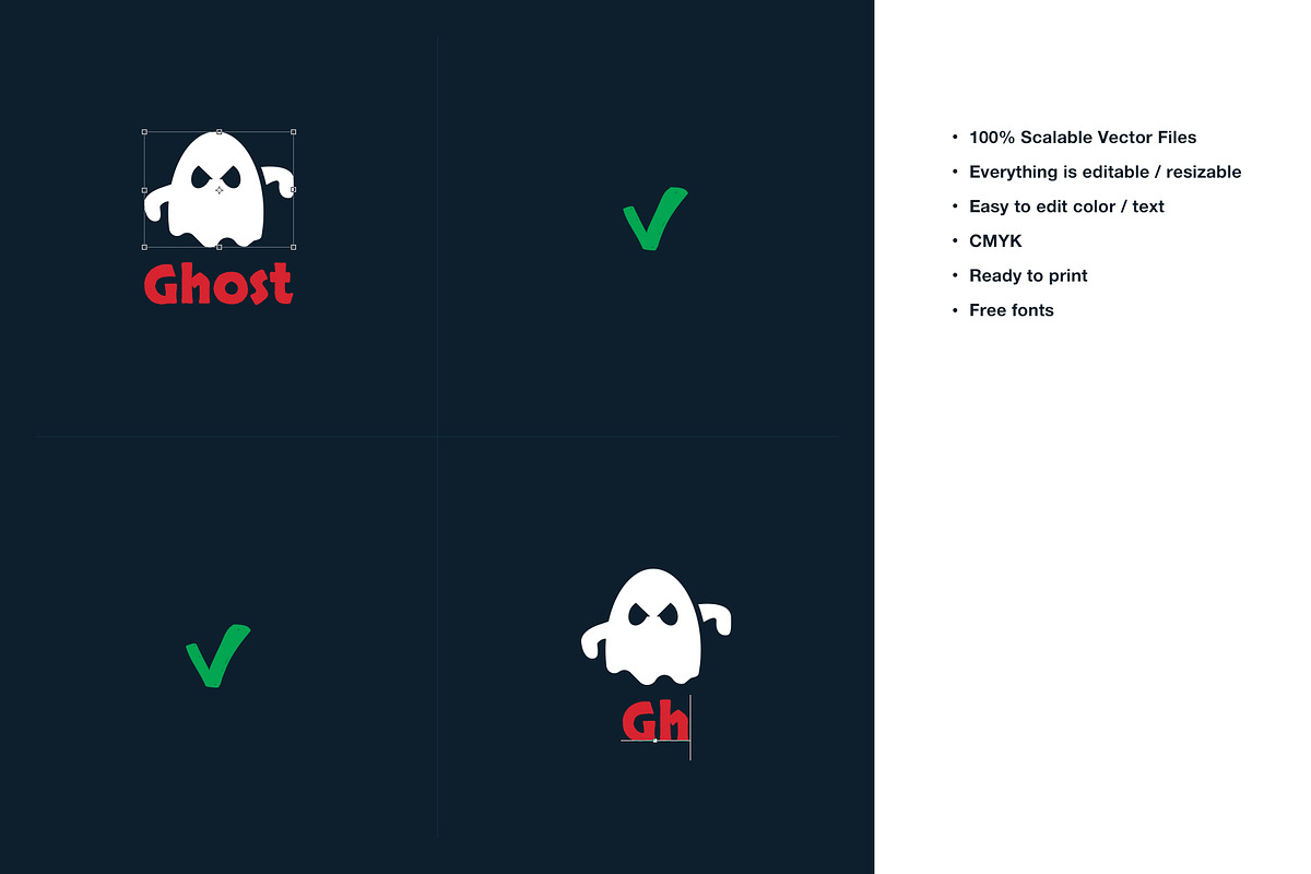 Ghost_Logo, a Branding & Logo Template by Fantik (Photo 2 of 3)