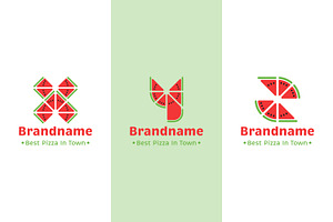 Letter X Y Z Watermelon Logo, a Branding & Logo Template by Pray Art Design Studio