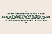 Bigoka Robisen Brush, a Handwritten Font by QR Design Studio (Thumbnail 5 of 7)