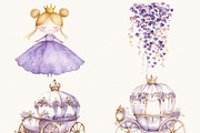Watercolor Lavender Legends Clipart, an Illustration by SparkyDesignsUS (Thumbnail 6 of 9)