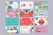 Merry Christmas Cover Templates, a Seasonal Illustration by alexdndz (Thumbnail 8 of 11)