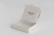 Magnetic Gift Box Mockup, a Packaging Mockup by graphicpages (Thumbnail 8 of 9)