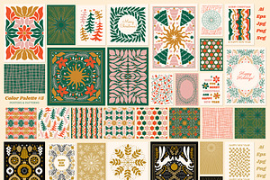 Christmas Posters Patterns Bundle