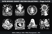 Cute Ghost SVG Bundle Vol - 01, an Object Graphic by XPERTDESIGNER (Thumbnail 16 of 21)