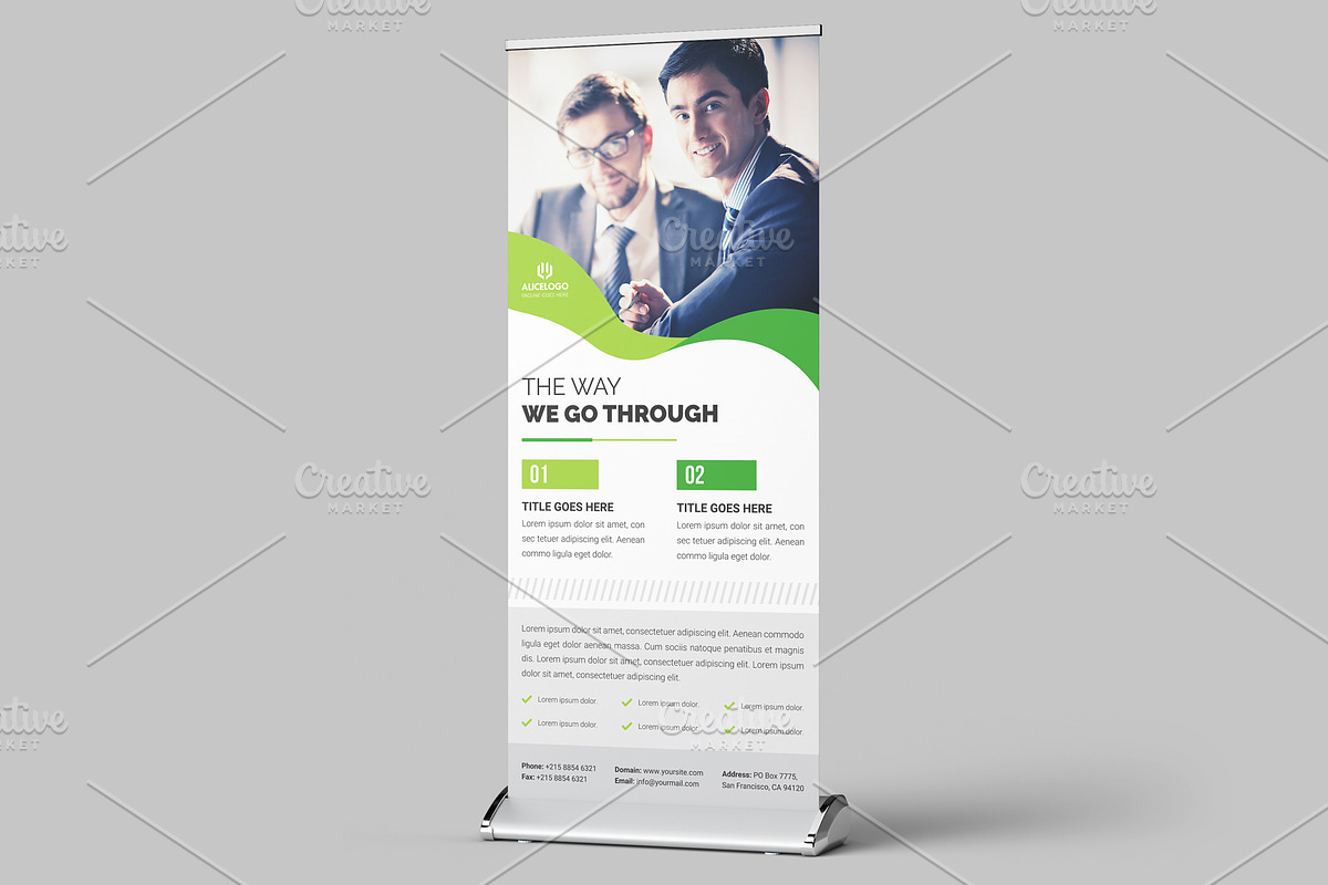 Rollup Banner, a Flyer Template by Alice_s (Photo 3 of 4)