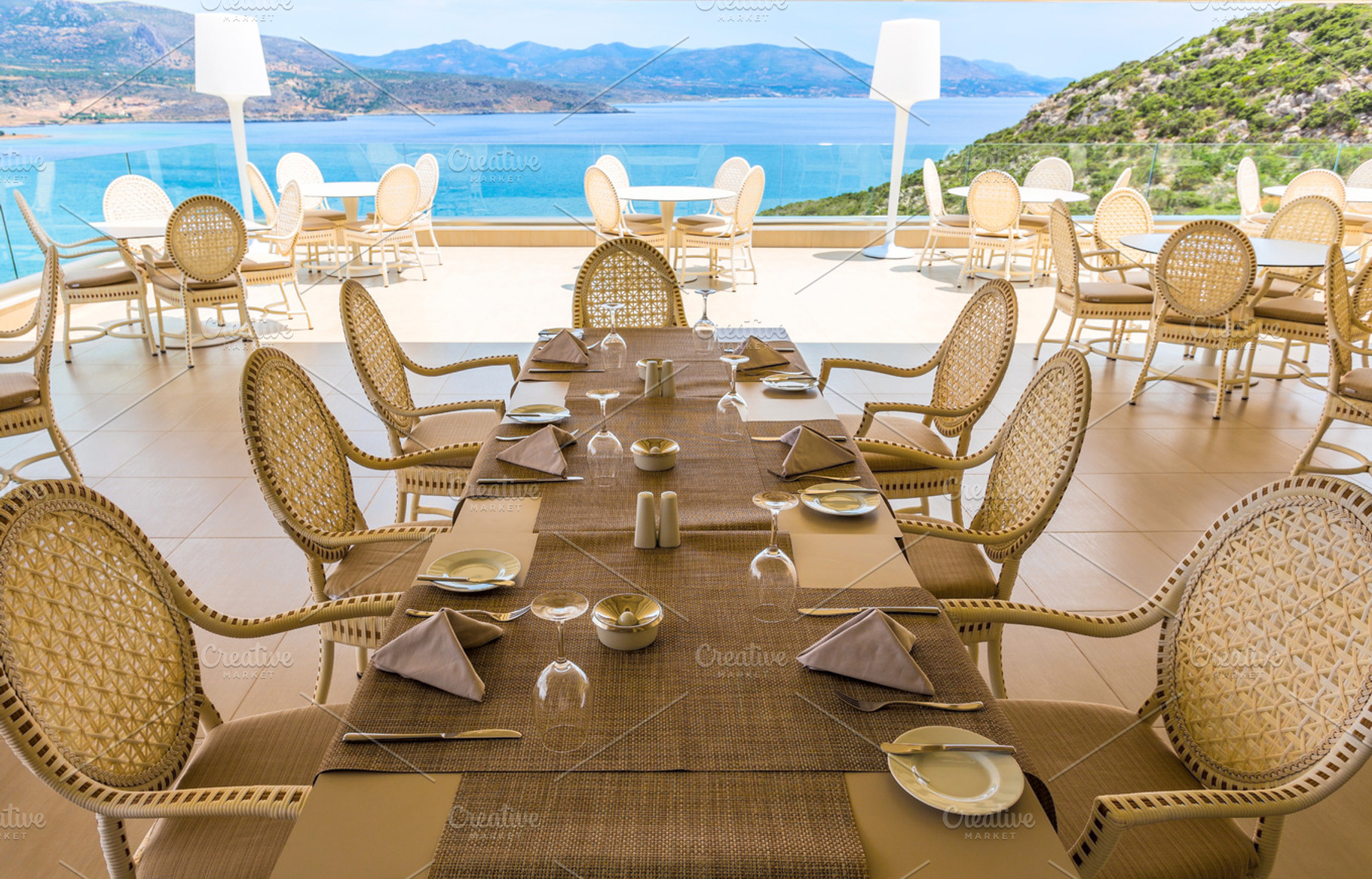 reserved table in restaurant, a Food & Drink Photo by J&T photo and design