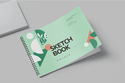 Landscape Spiral Sketch Book Mockups, a Product Mockup by megostudi0 (Thumbnail 7 of 7)