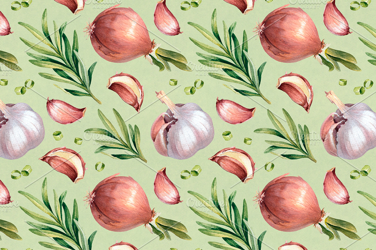 Vegetables illustrations kit, a Food Illustration by Sundra (Photo 4 of 11)