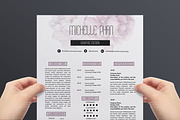 CV template + cover letter template, a Resume Template by Chic templates (Thumbnail 4 of 4)