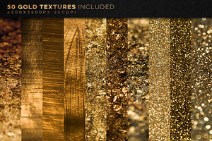 350 Gold & Metallic Textures