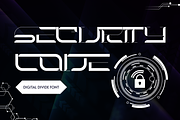 DIGITAL DIVIDE - FUTURISTIC FONT, a Sans Serif Font by 177Studio (Thumbnail 6 of 8)