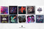 Abstract Album Cover Artworks Bundle, a Social Media Template by pixelsao (Thumbnail 5 of 6)
