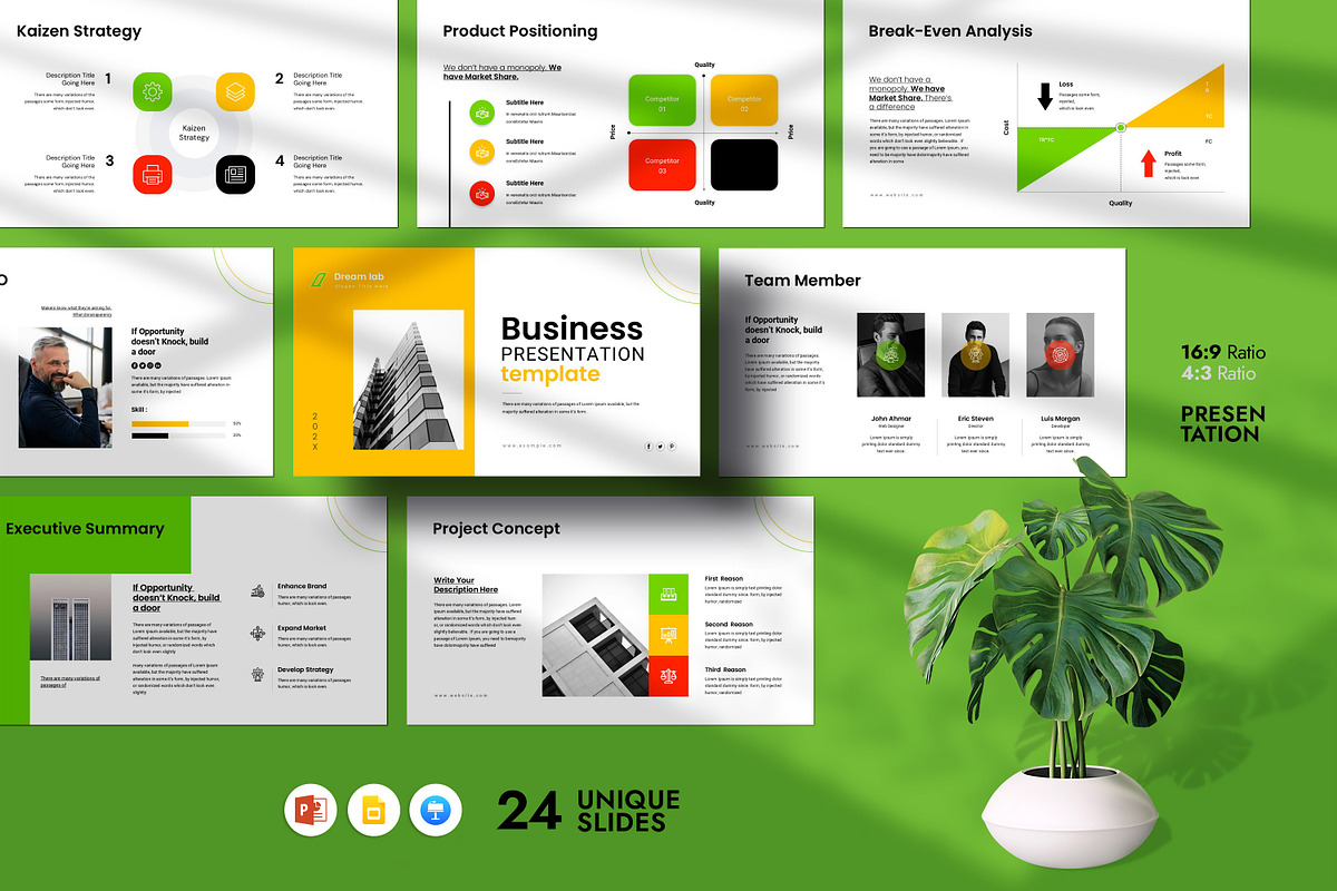Simple Minimal Business Presentation, a Presentation Template by Dream-Lab (Photo 1 of 5)