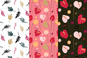 Be my Valentine flowers collection, a Seasonal Illustration by Volha Studio (Thumbnail 10 of 11)