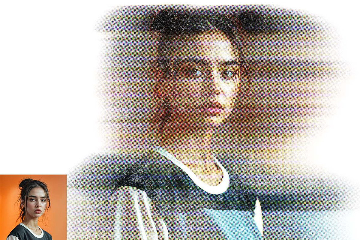 Cinematic Halftone Motion FX, an Action Add-On by Studio Retouch (Photo 8 of 13)