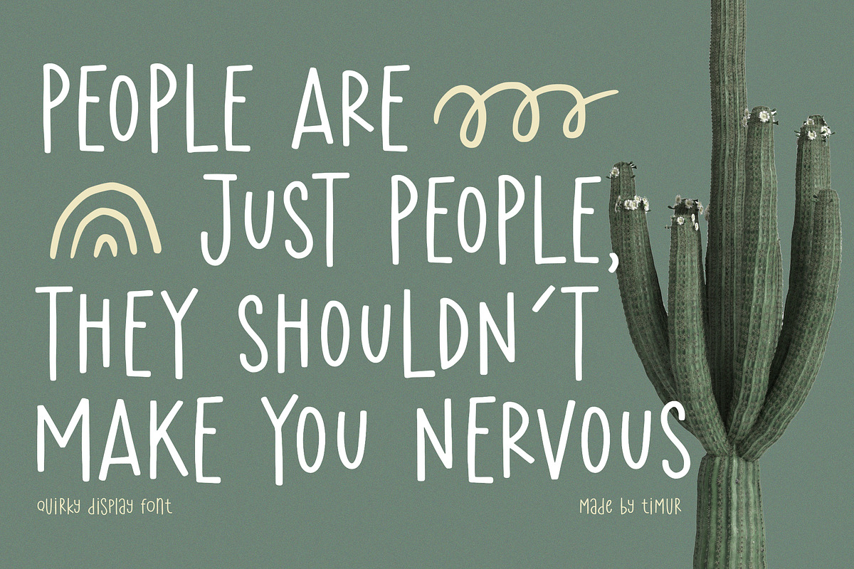 Fortune Brother - Quirky Handwritten, a Handwritten Font by Timurtype (Photo 2 of 7)
