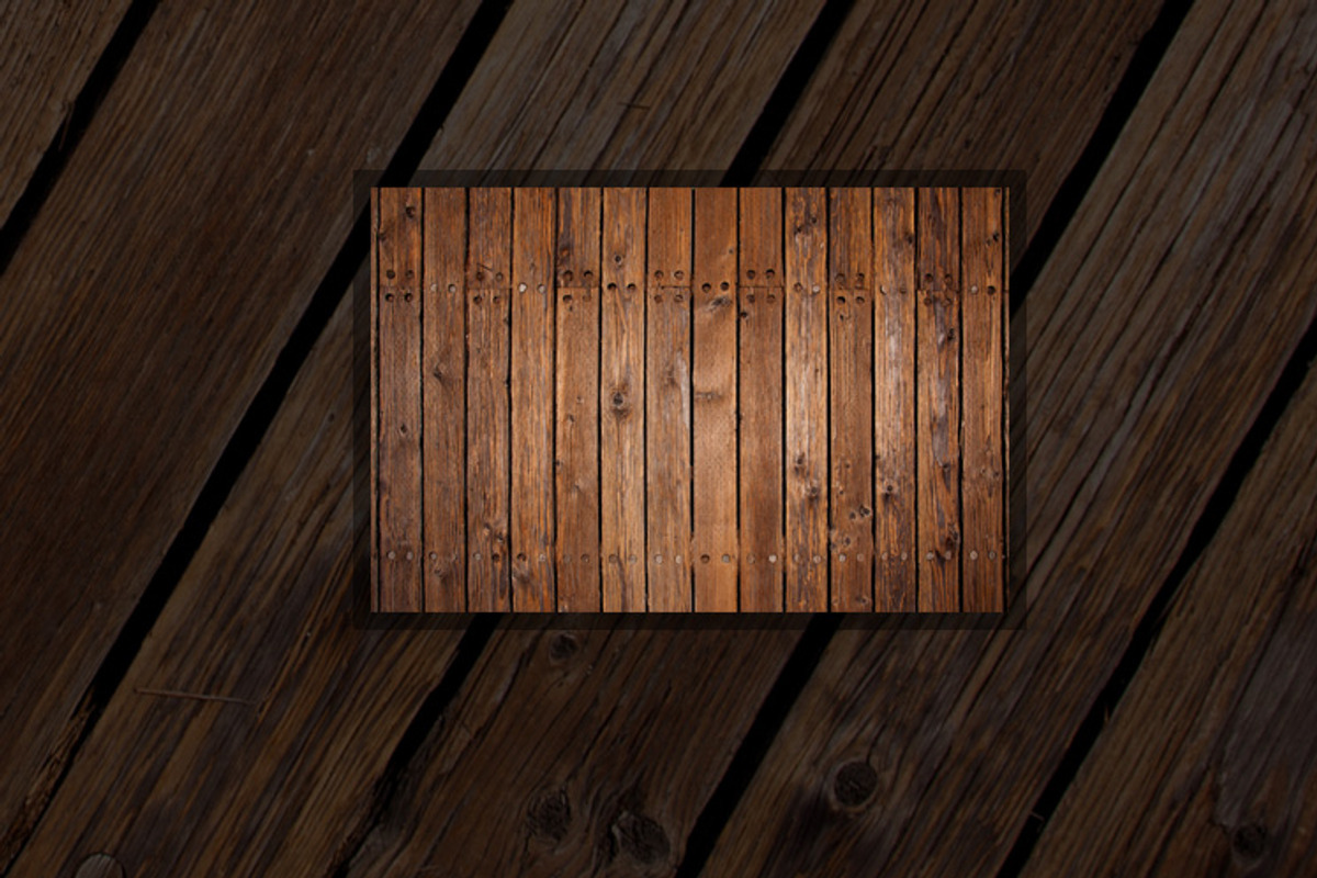 Old pier flooring in San Francisco