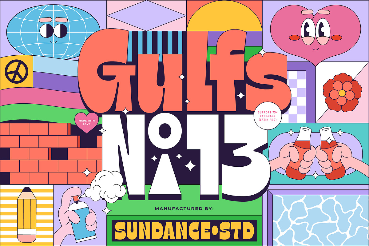50% Gulfs Display, a Font by Sundance Tipografia (Photo 1 of 11)