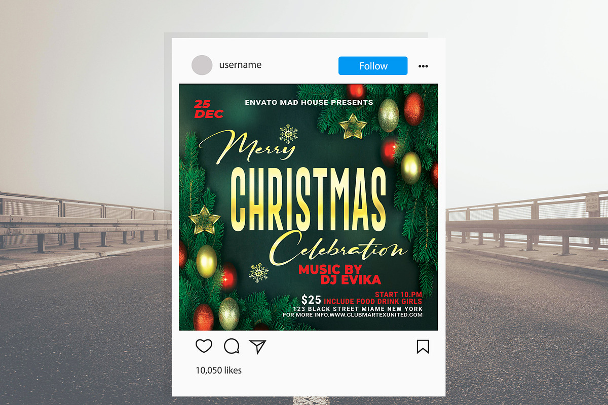Christmas Flyer Template, a Flyer Template by Poushe Design (Photo 2 of 2)