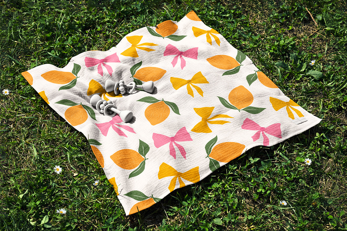Lemons Pattern, a Pattern Graphic by Groovy Arts (Photo 4 of 5)