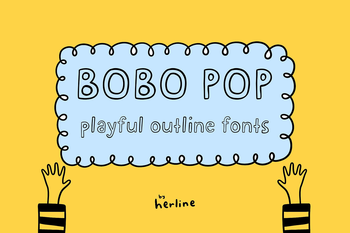 Bobo Pop - Handwritten Font, a Handwritten Font by byherline (Photo 1 of 5)