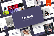 Ercana – Business PowerPoint, a Presentation Template by Dens Creative Studio (Thumbnail 1 of 6)