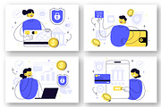 10 Fintech Vector Illustration, a Finance Illustration by denayunebgt (Thumbnail 2 of 4)