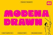 CS Modena Drawn, a Sans Serif Font by Craft Supply Co. (Thumbnail 1 of 8)