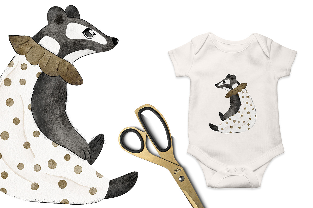 Magic Woodland Friends Collection, an Animal Illustration by Pati Paints (Photo 8 of 19)